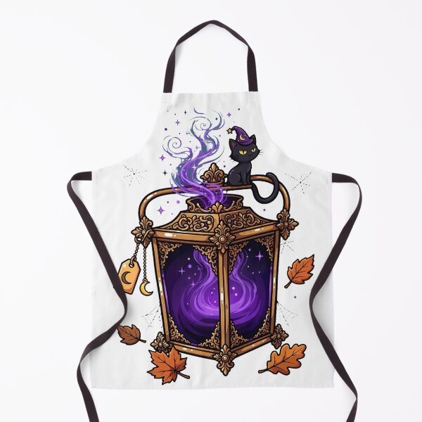 Item preview, Black Cat Witch Lantern designed and sold by LunaGlow Studio.