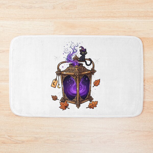 Item preview, Black Cat Witch Lantern designed and sold by LunaGlow Studio.