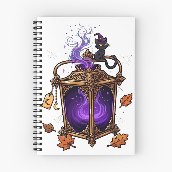 Item preview, Black Cat Witch Lantern designed and sold by LunaGlow Studio.