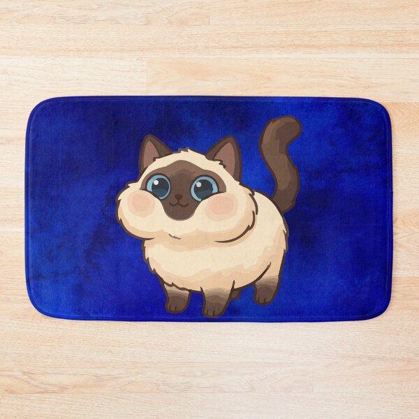 Item preview, Cute Siamese Cat Merry Christmas Holiday Art designed and sold by stormk10.