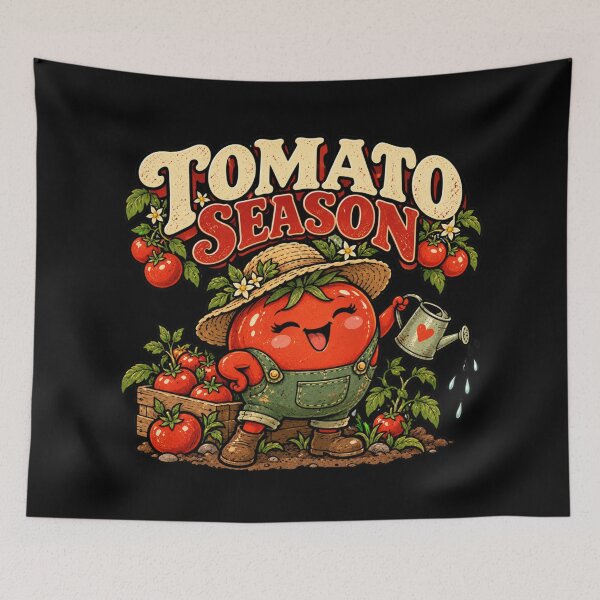 Item preview, Tomato Season - Cute Tomato Gardener Growing Tomatoes designed and sold by sekrecja.