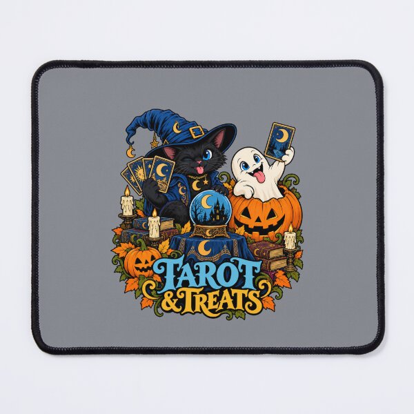 Item preview, Tarot & Treats – Mystic Black Cat Halloween designed and sold by Aimetoi.