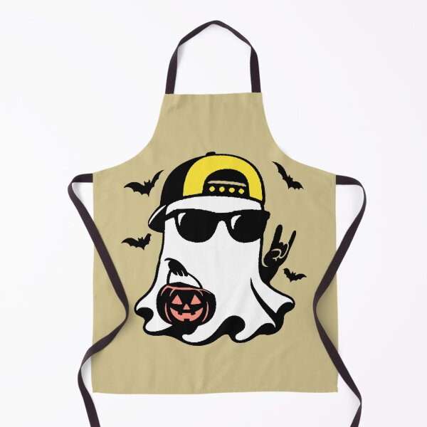 Item preview, Cool Halloween Ghost with Glasses and Rocker Cap designed and sold by AstronautMerch.