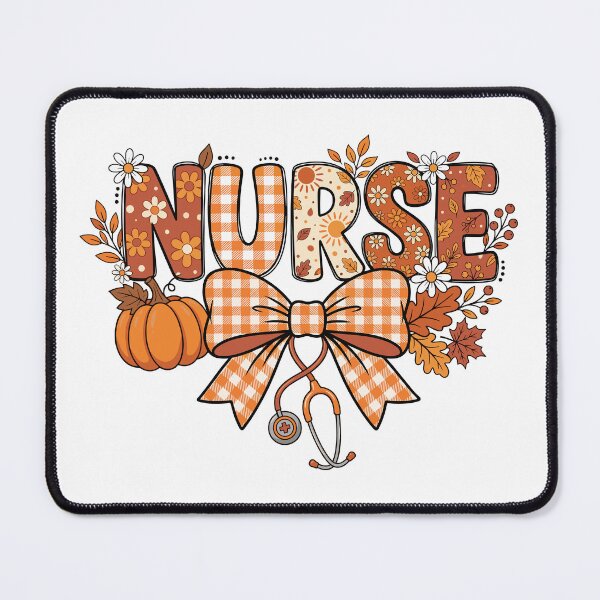 Item preview, Retro Pumpkin Nurse Life Fall Autumn designed and sold by RareLavender.