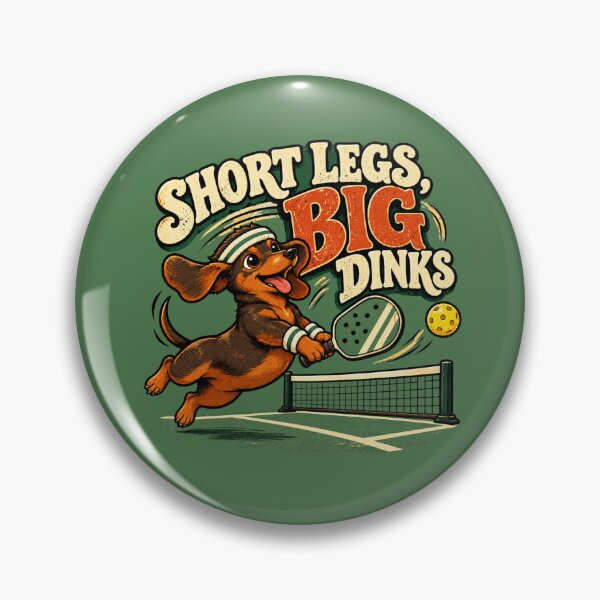 Item preview, Dachshund Pickleball - Short Legs Big Dinks Wiener Dog designed and sold by sekrecja.
