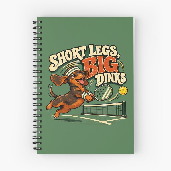 Item preview, Dachshund Pickleball - Short Legs Big Dinks Wiener Dog designed and sold by sekrecja.