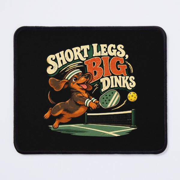 Item preview, Dachshund Pickleball - Short Legs Big Dinks Wiener Dog designed and sold by sekrecja.