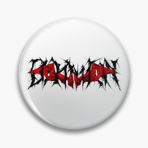 Item preview, Red Gritty Bat Symbol Graphic designed and sold by CozyCubs-Art.