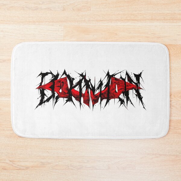 Item preview, Red Gritty Bat Symbol Graphic designed and sold by CozyCubs-Art.