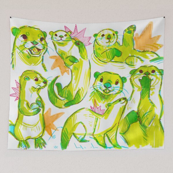 Item preview, Otter Sketches designed and sold by lindepet.