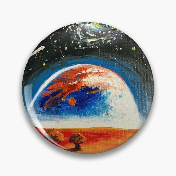 Item preview, Kothryn - Landscape from a far off orange grassy moon designed and sold by DreamTrek.