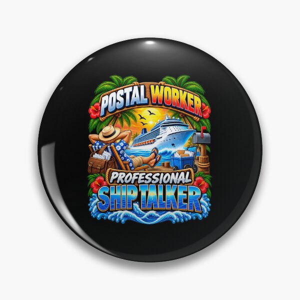 Item preview, Postal Worker Professional Ship Talker Cruise Vacation designed and sold by fungear.