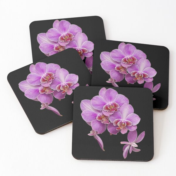 Item preview, Magenta Watercolor Vanda Orchid Flower Black Shapes Mania Orchid designed and sold by Shapes-Mania.