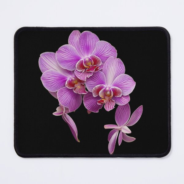 Item preview, Magenta Watercolor Vanda Orchid Flower Black Shapes Mania Orchid designed and sold by Shapes-Mania.