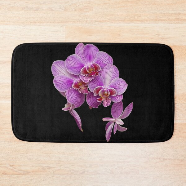 Item preview, Magenta Watercolor Vanda Orchid Flower Black Shapes Mania Orchid designed and sold by Shapes-Mania.