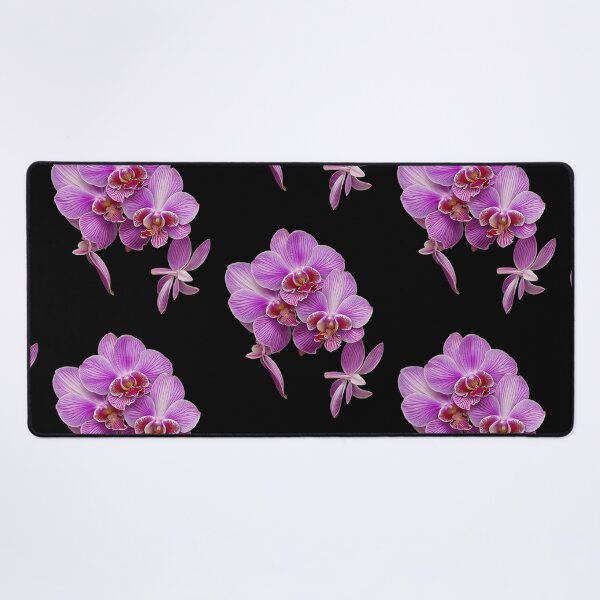 Item preview, Magenta Watercolor Vanda Orchid Flower Black Shapes Mania Orchid designed and sold by Shapes-Mania.