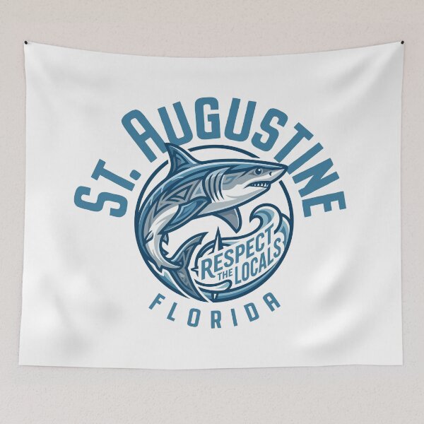 Item preview, St. Augustine Florida Shark Design designed and sold by Futurebeachbum.