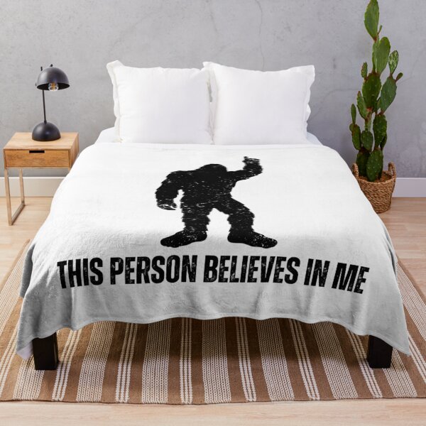Item preview, Bigfoot - This Person Believes in Me (Black Design) designed and sold by Weird-Wonders.