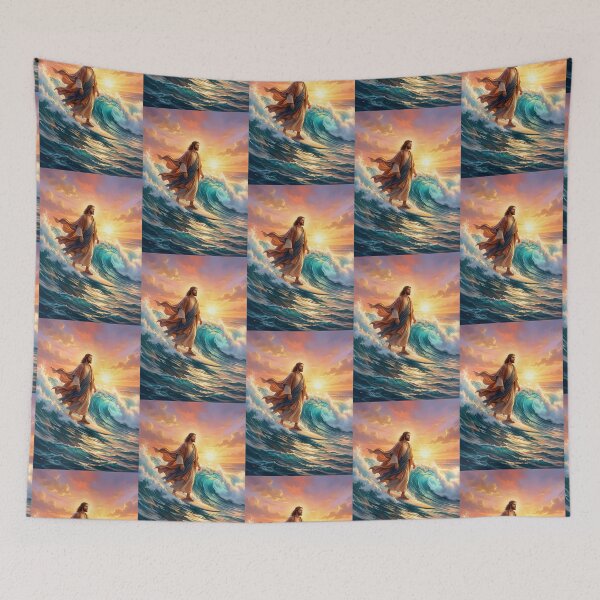 Item preview, Jesus Surfing designed and sold by Imemewell.