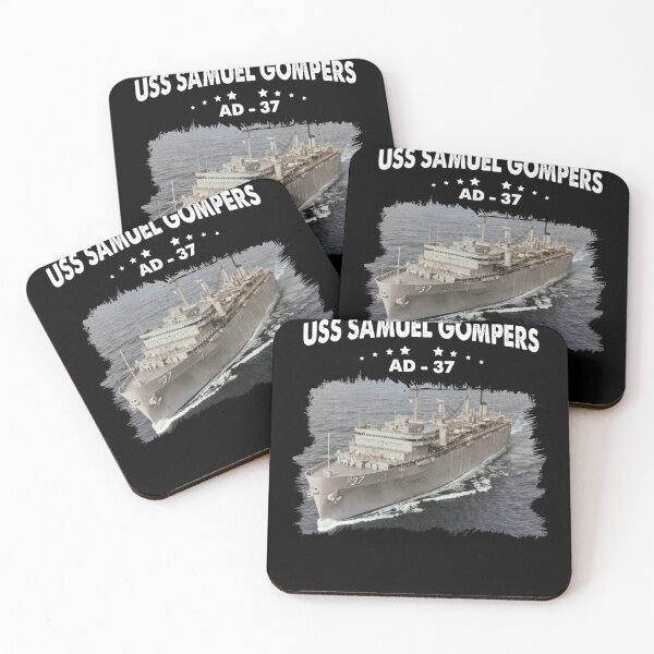Item preview, USS SAMUEL GOMPERS Navy Veteran Mens Gift Idea Husband, Dad, Grandpa, Papa designed and sold by Timeless Bond Designs.