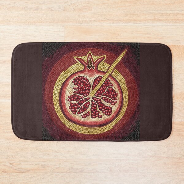 Item preview, Persephone Pomegranate Mosaic Seal - Greek Mythology Art designed and sold by codex antique.