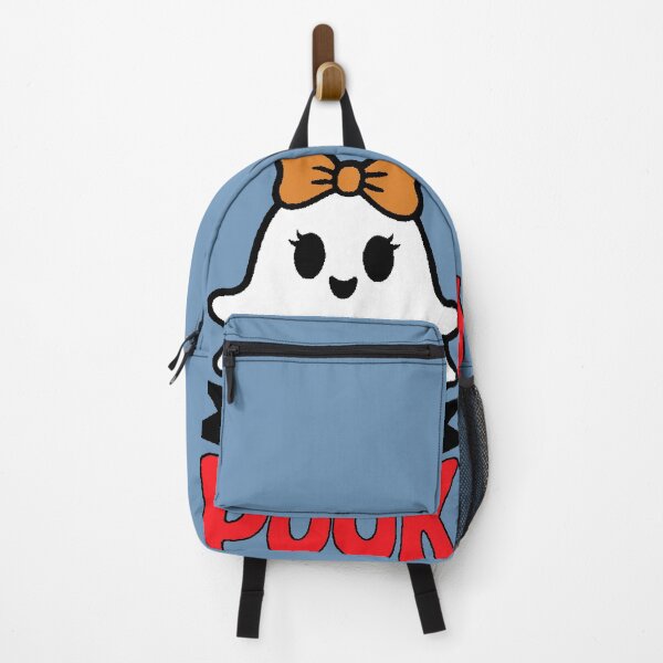 Item preview, Hey Spooky Ghoul Kawaii Ghost with Orange Bow Halloween designed and sold by AstronautMerch.