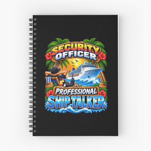 Item preview, Security Officer Professional Ship Talker Cruise Vacation designed and sold by fungear.