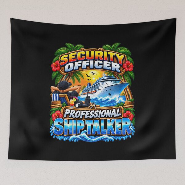 Item preview, Security Officer Professional Ship Talker Cruise Vacation designed and sold by fungear.