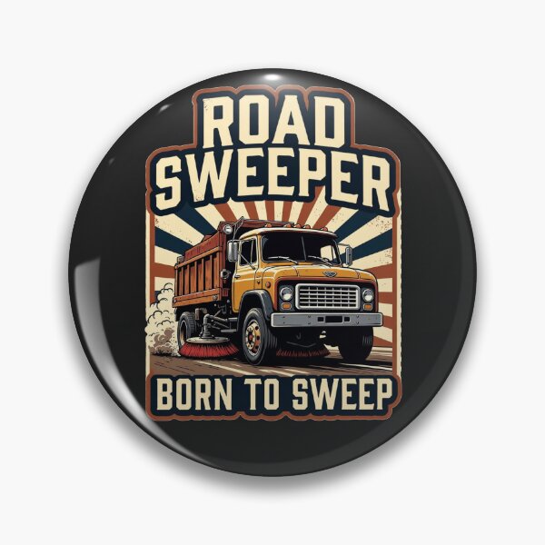 Item preview, Vintage Road Sweeper Truck Shirt Born To Sweep Heavy Equipment Operator Tee designed and sold by katiecorners.