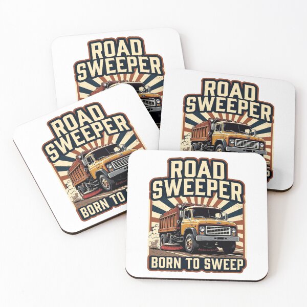Item preview, Vintage Road Sweeper Truck Shirt Born To Sweep Heavy Equipment Operator Tee designed and sold by katiecorners.