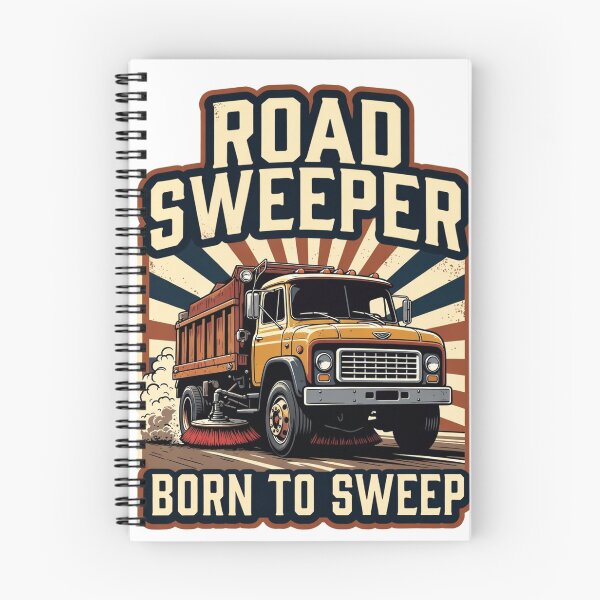 Item preview, Vintage Road Sweeper Truck Shirt Born To Sweep Heavy Equipment Operator Tee designed and sold by katiecorners.
