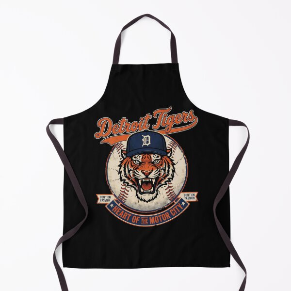 Item preview, Vintage Baseball Tiger Mascot Roaring Heart Of The Motor City Sports Graphic designed and sold by JaPanAnimeSh8.