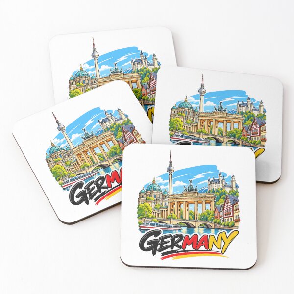 Item preview, Germany Illustrated Berlin Travel designed and sold by EdwinkOne.