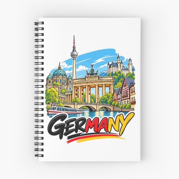 Item preview, Germany Illustrated Berlin Travel designed and sold by EdwinkOne.