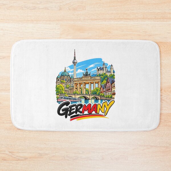 Item preview, Germany Illustrated Berlin Travel designed and sold by EdwinkOne.