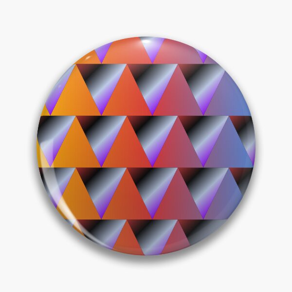 Item preview, Geometric Rainbow Triangles Abstract Pattern Art designed and sold by István Beresnyák.