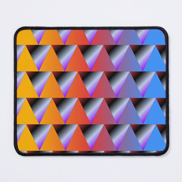 Item preview, Geometric Rainbow Triangles Abstract Pattern Art designed and sold by István Beresnyák.