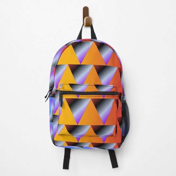 Item preview, Geometric Rainbow Triangles Abstract Pattern Art designed and sold by István Beresnyák.