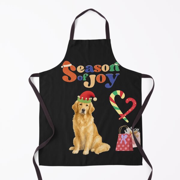 Item preview, Season of Joy – Cute Golden Retriever Christmas Dog Retro Holiday Art designed and sold by Evelashop.