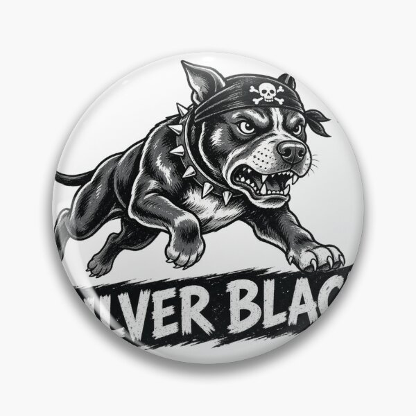 Item preview, Silver Black Dog Flash designed and sold by PhillySportz.