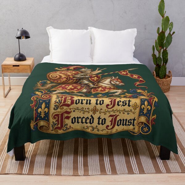 Item preview, Born to Jest Forced to Joust Medieval Snail Knight Humor designed and sold by AmiGraph.