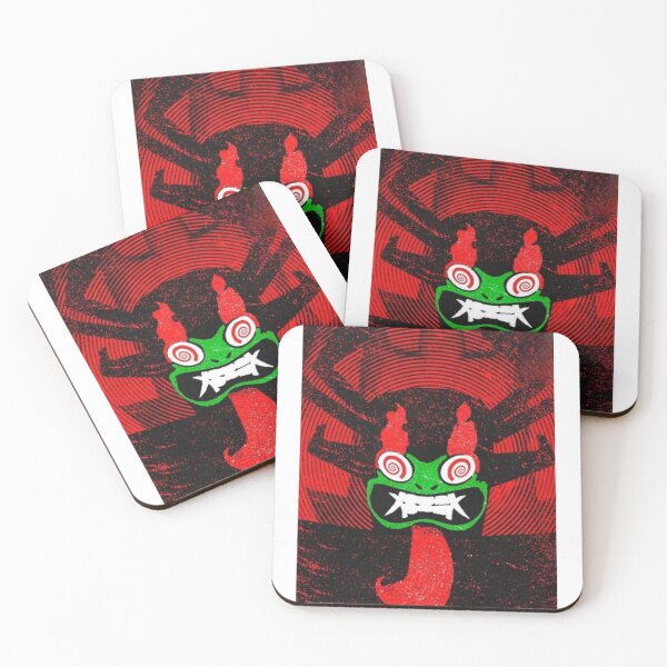 Item preview, Green Demon Face with Spiral Eyes designed and sold by WATEKE.