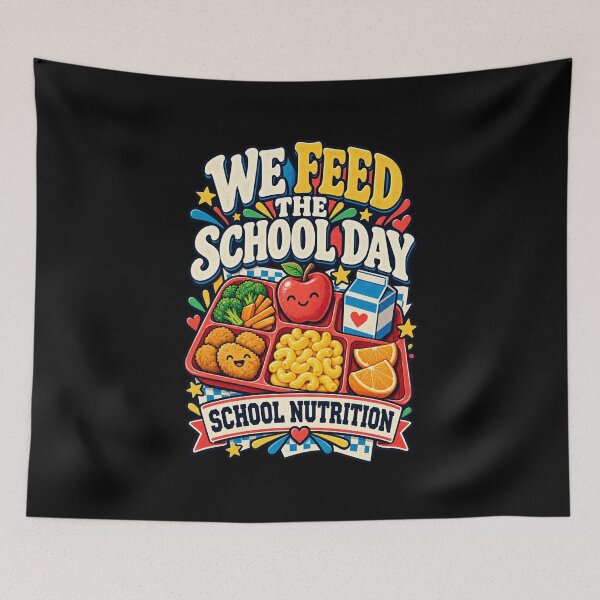 Item preview, We Feed The School Day School Nutrition designed and sold by MOTIFOLK.