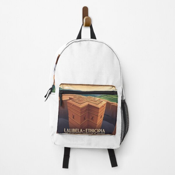 Item preview, Vintage Lalibela Travel Poster - Church of St. George, Ethiopia designed and sold by Yabudoux.