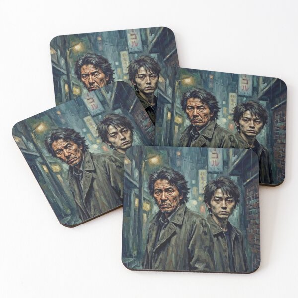 Item preview, Cure:Japanese Neo Noir Crime Thriller Fine Art Tribute designed and sold by Art's Diner.
