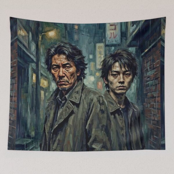 Item preview, Cure:Japanese Neo Noir Crime Thriller Fine Art Tribute designed and sold by Art's Diner.