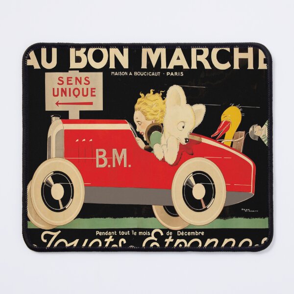 Item preview, Vintage French Toy Poster, Au Bon Marché Jouets Étrennes, René Vincent Art Deco Paris Wall Art designed and sold by RickE.
