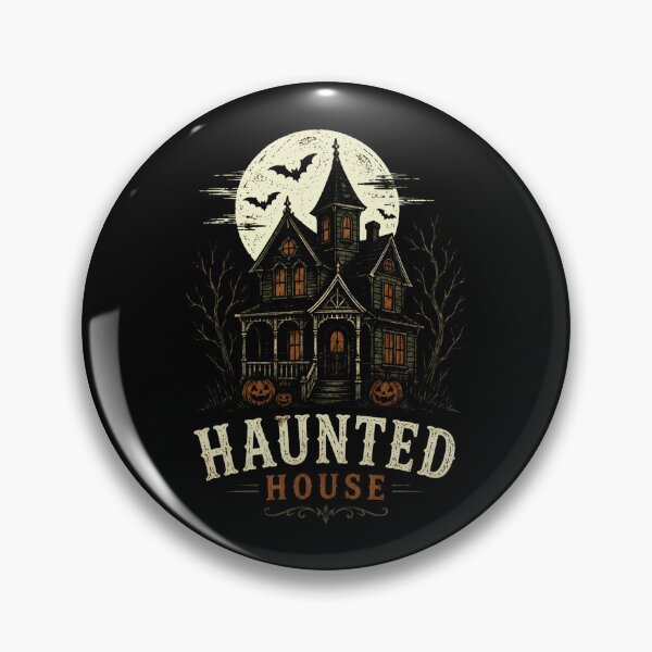 Item preview, Vintage Haunted House Under a Full Moon designed and sold by TadeoNivar.