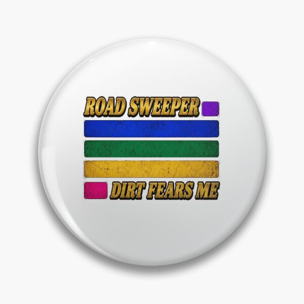 Item preview, Road Sweeper Dirt Fears Me Vintage Street Sweeper Operator T-Shirt designed and sold by katiecorners.