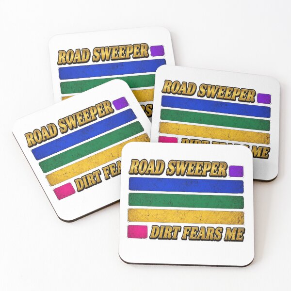 Item preview, Road Sweeper Dirt Fears Me Vintage Street Sweeper Operator T-Shirt designed and sold by katiecorners.